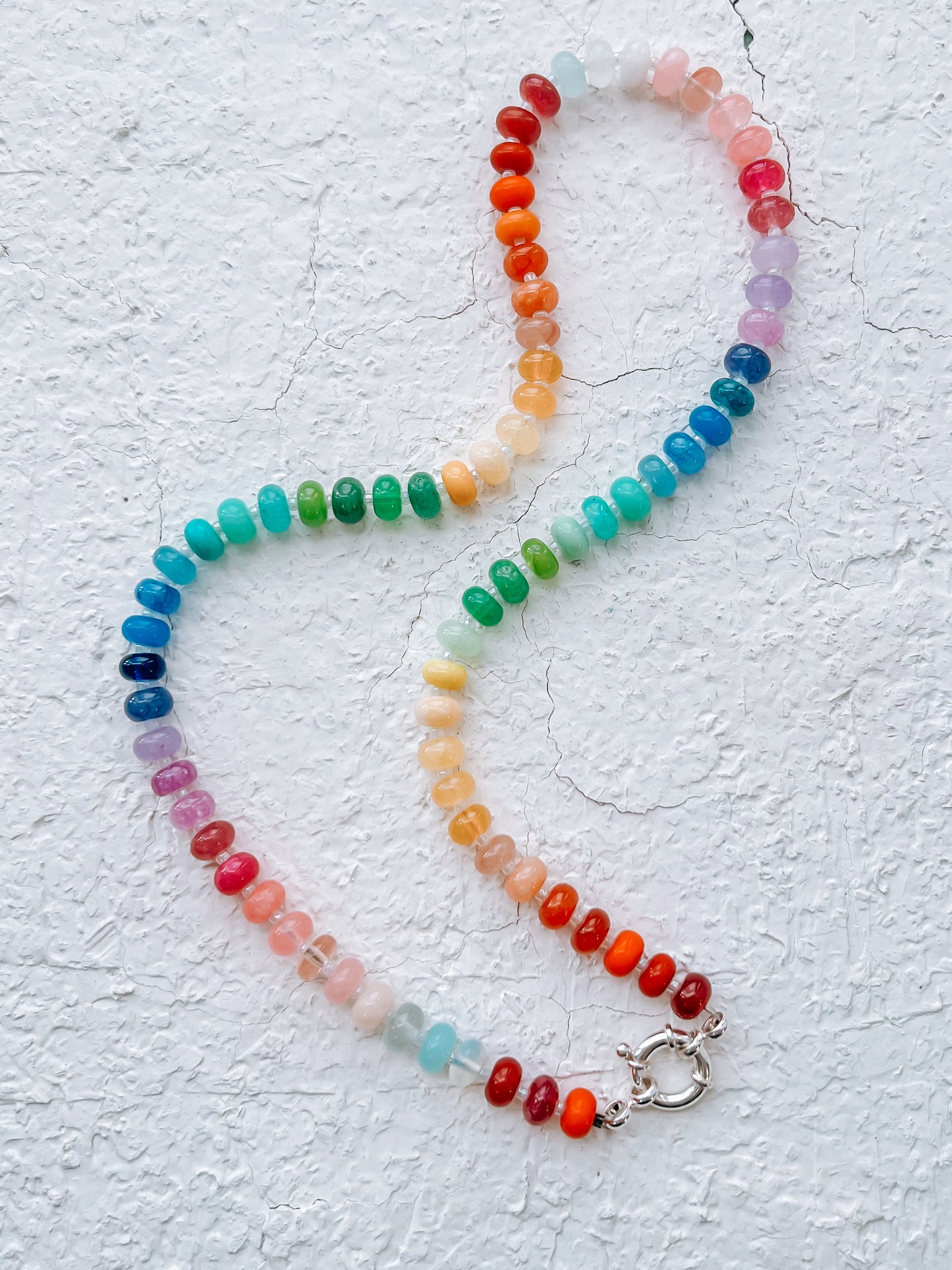 Rainbow Crystal Necklace 2