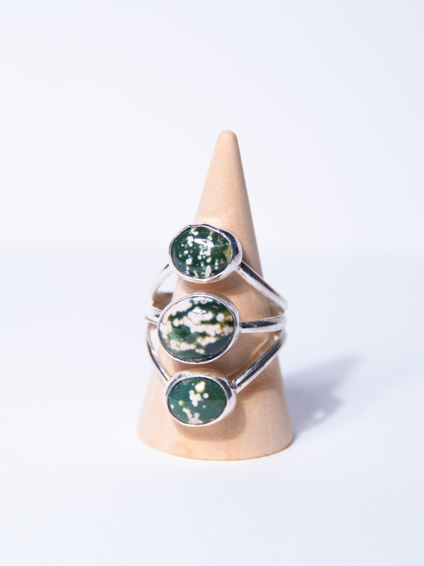 Ocean Jasper Triple Ring (8.5-9)