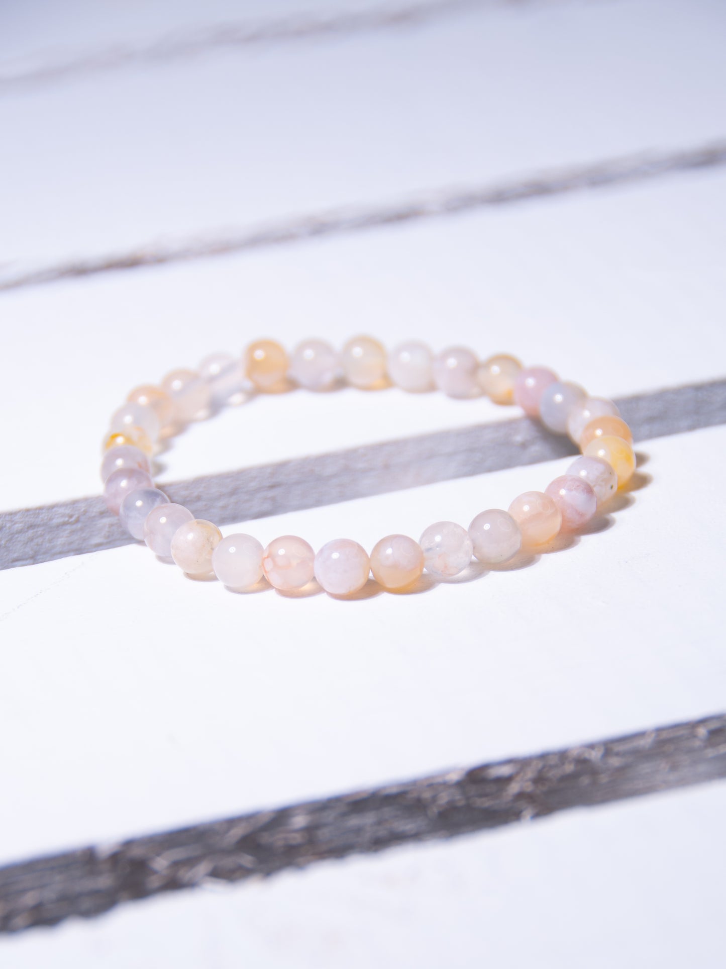 Flower Agate Bracelet