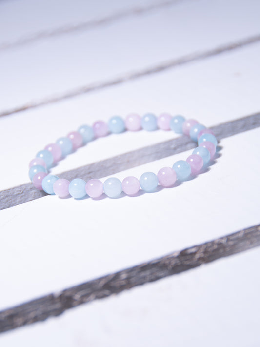 Kunzite & Aquamarine Bracelet