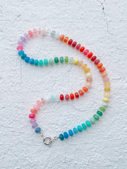 Rainbow Crystal Necklace 1