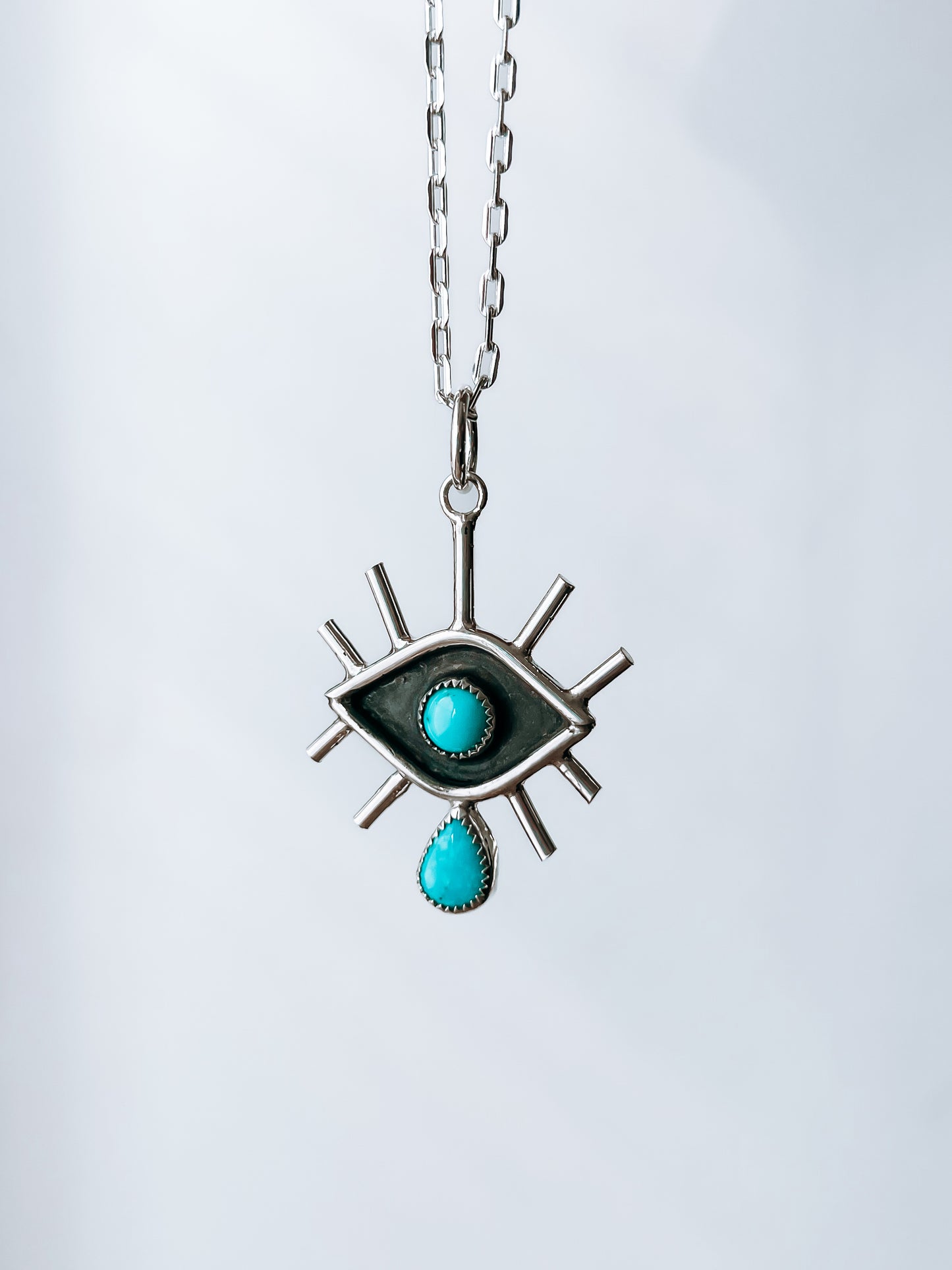 Crying Argus Turquoise Necklace