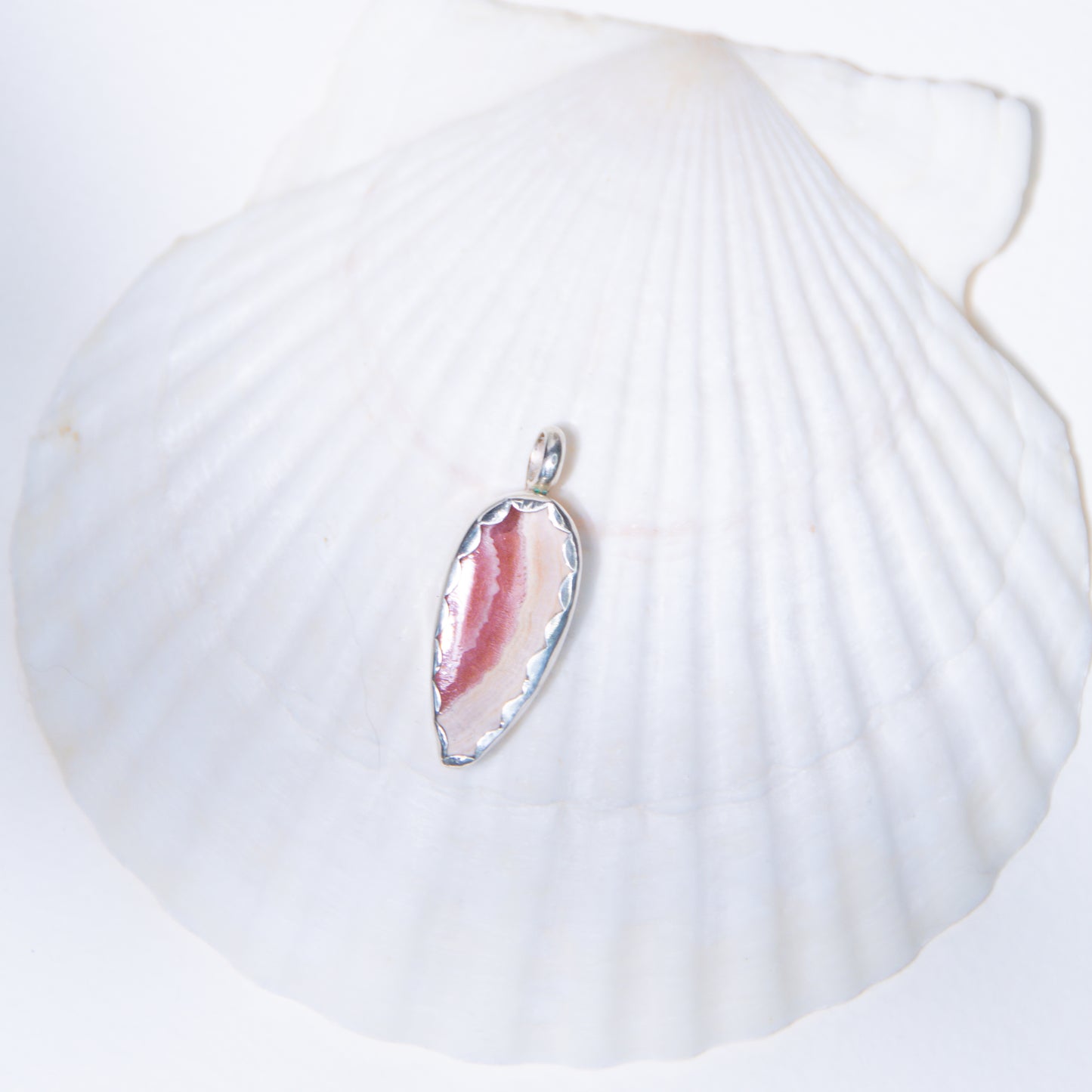 Rhodochrosite Charm Pendant