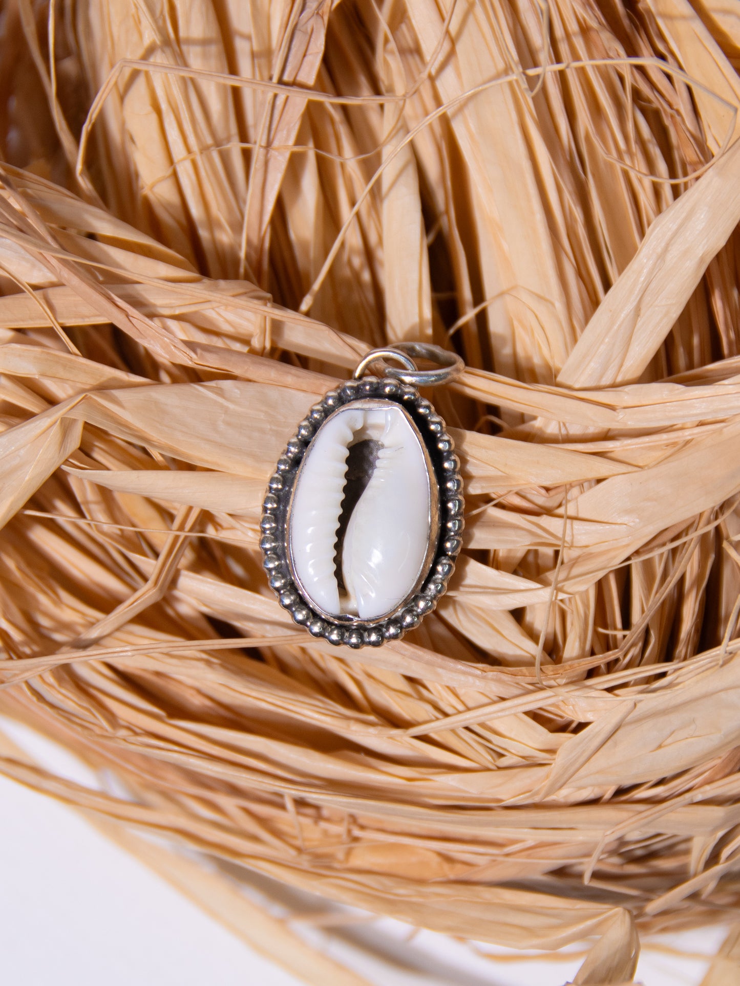 Cowrie Shell Charm Pendant