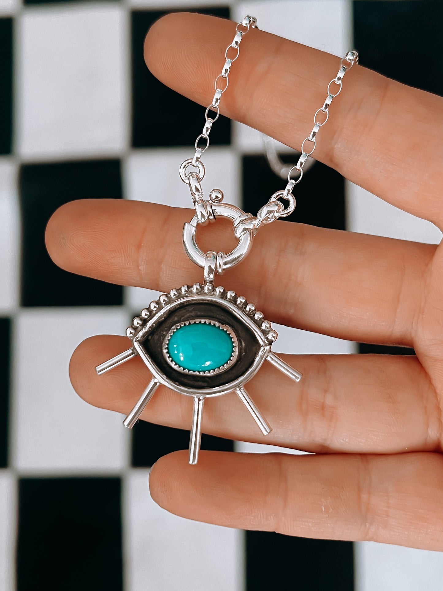 Turquoise Argus Necklace