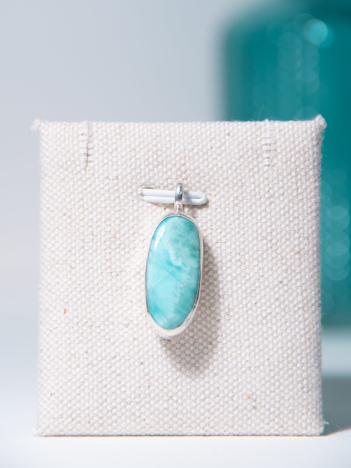 Larimar Charm Pendant