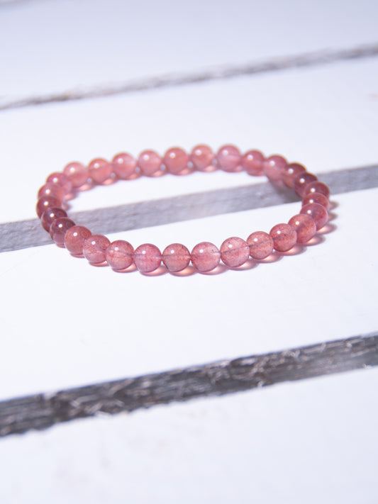 Strawberry Quartz Bracelet