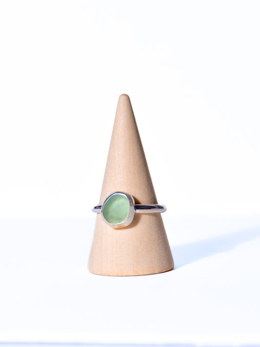 Sea Glass Ring (7.5)