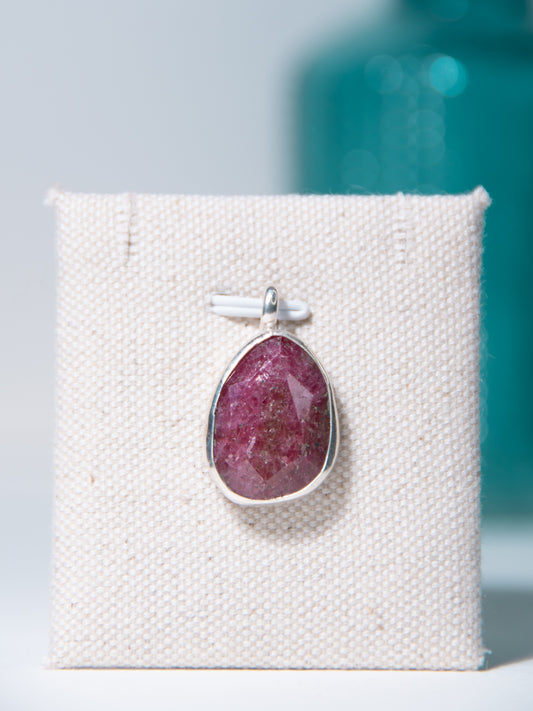 Rhodonite Charm Pendant