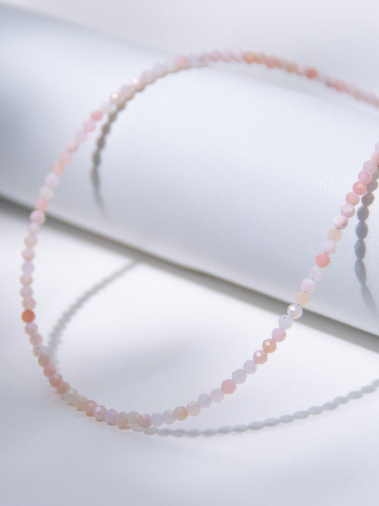 Pink Opal Choker Necklace