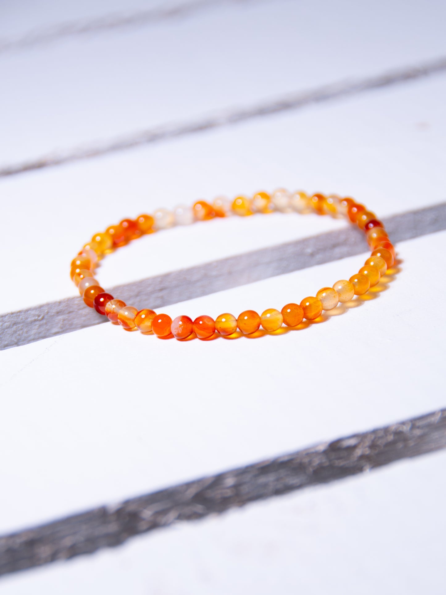 Carnelian Bracelet 4mm