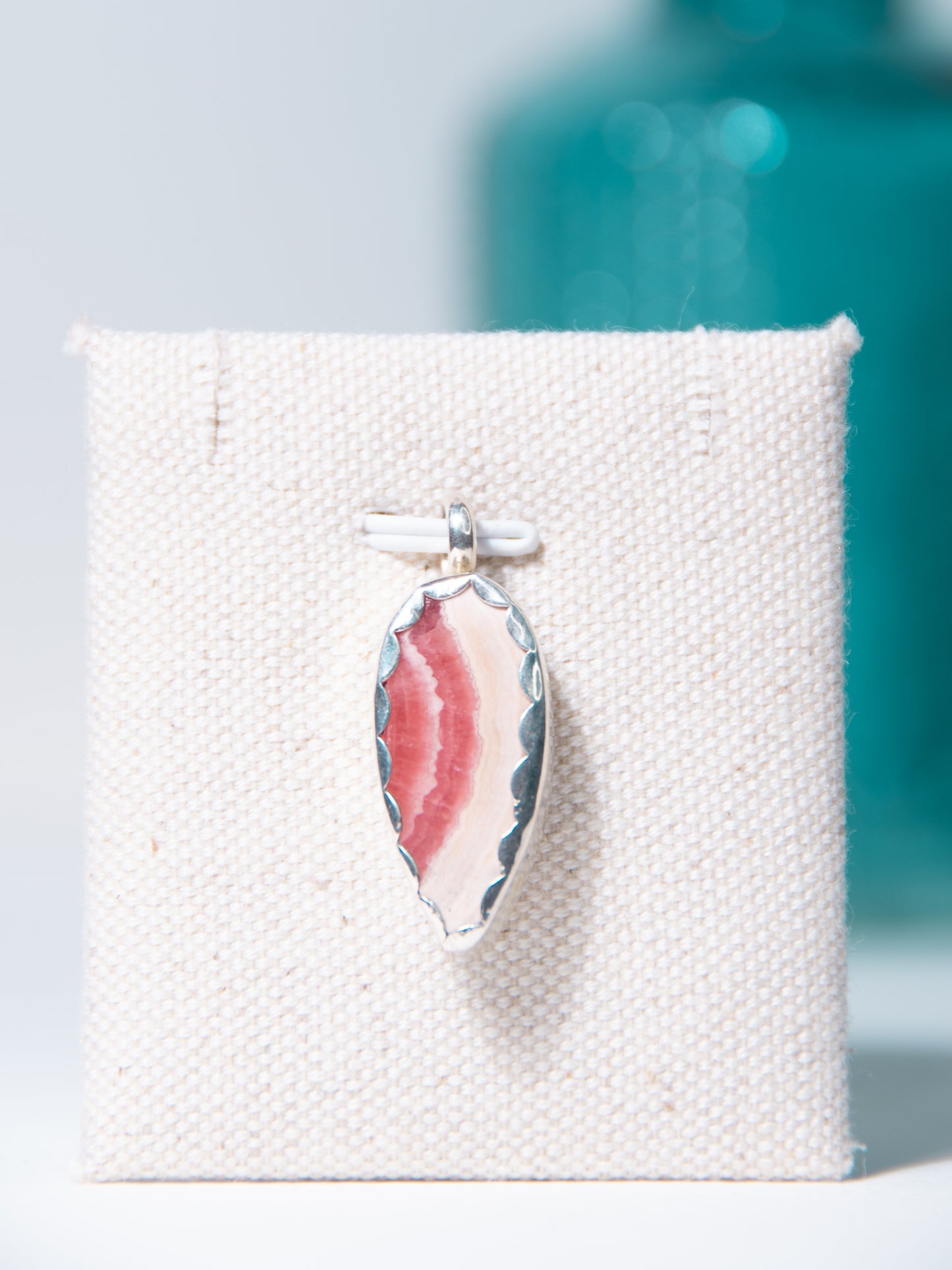 Rhodochrosite Charm Pendant