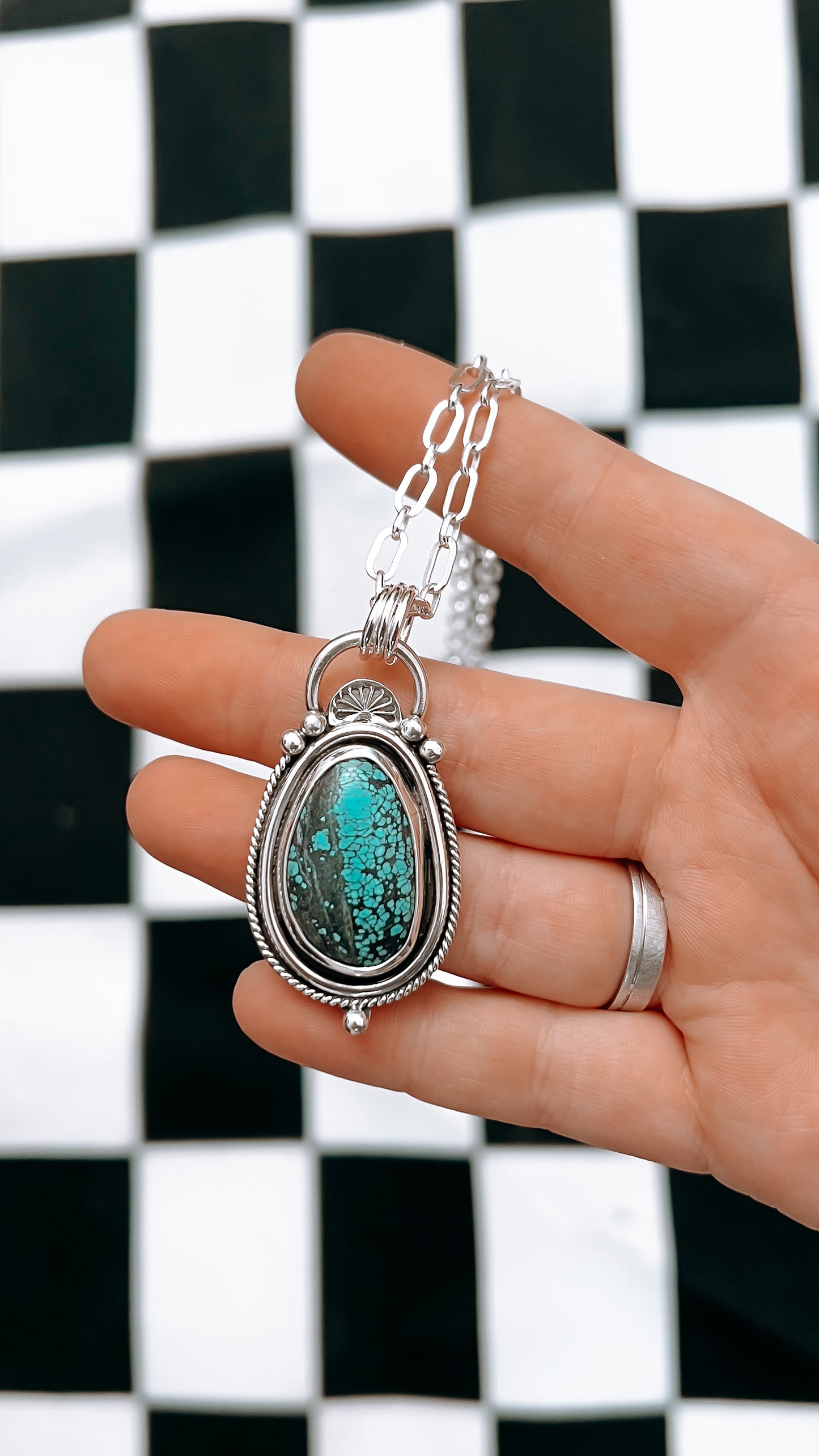 Hubei Turquoise Statement Necklace