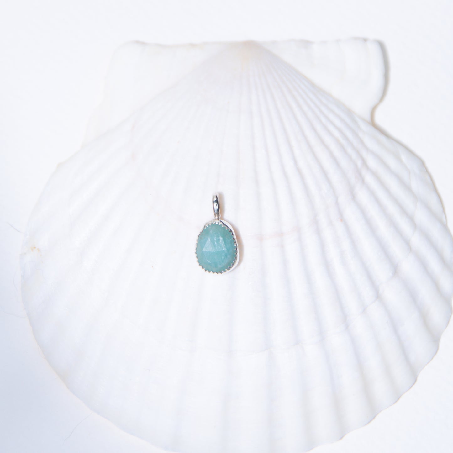 Aquamarine Charm Pendant