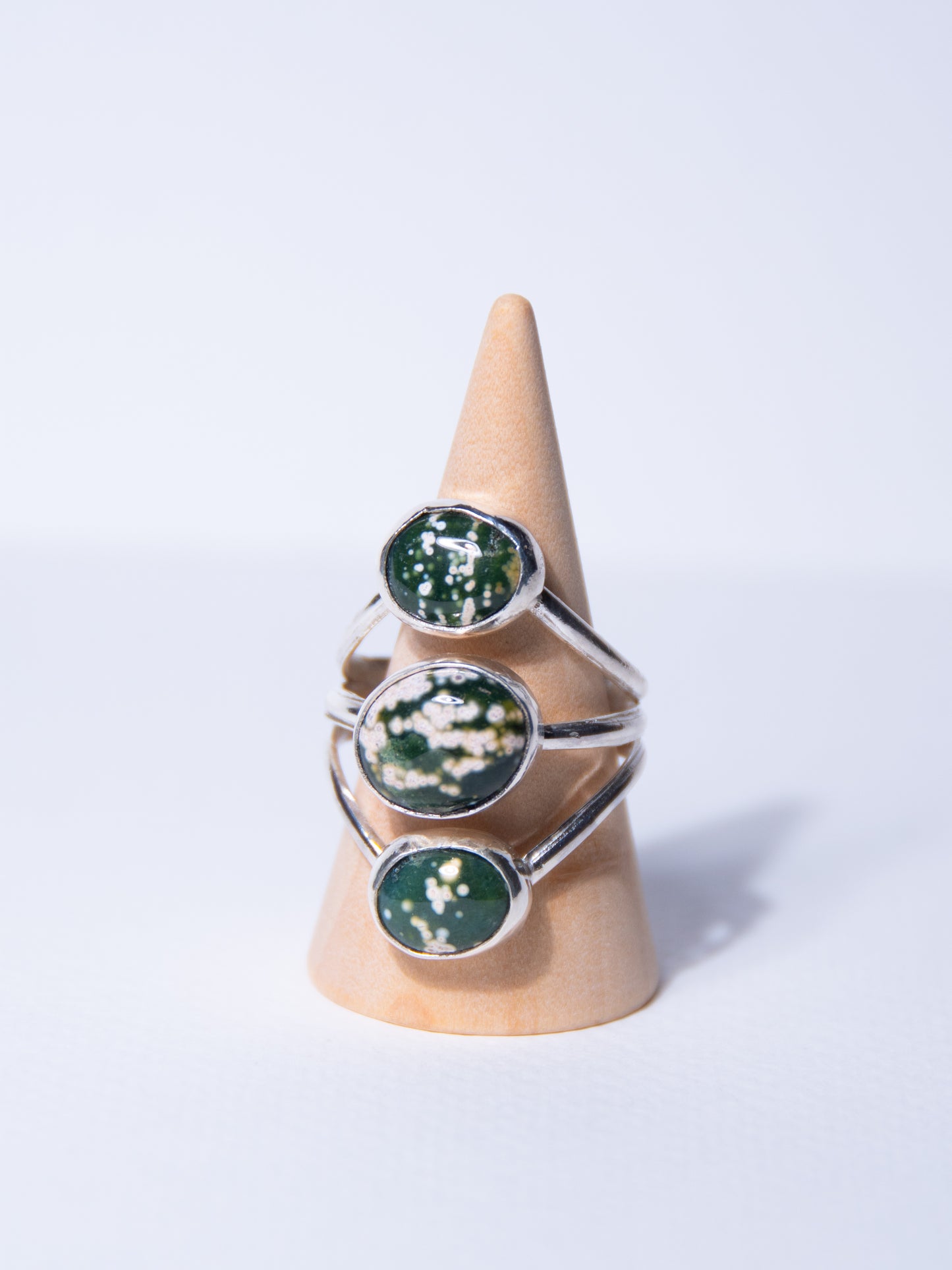 Ocean Jasper Triple Ring (8.5-9)