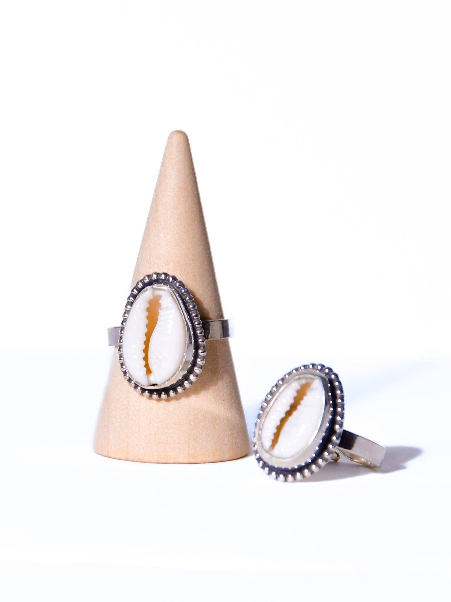 Cowrie Shell Ring (adjustable)