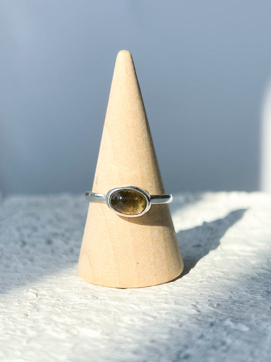 Brown Tourmaline Ring (7.5)