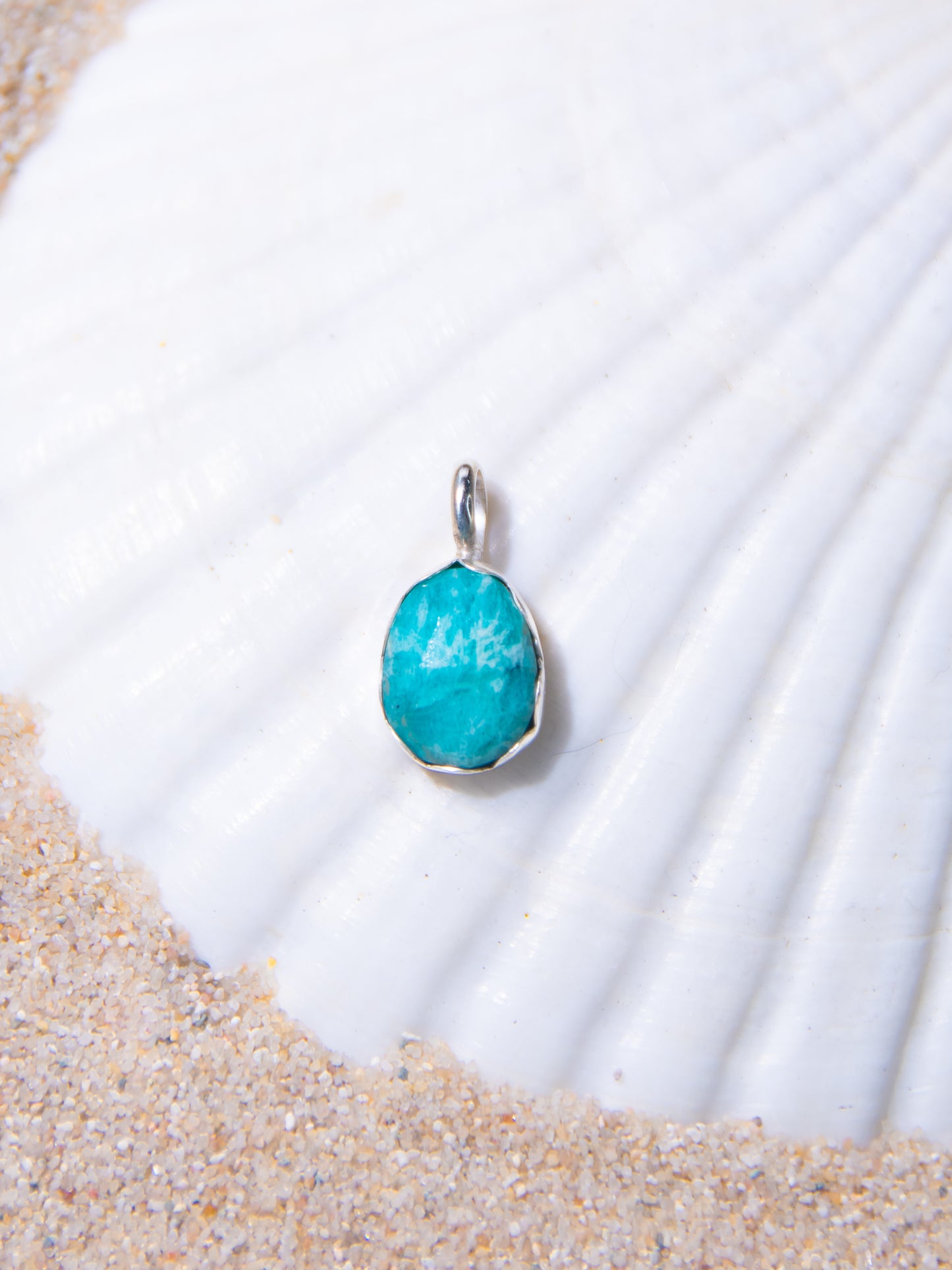 Amazonite Charm Pendant