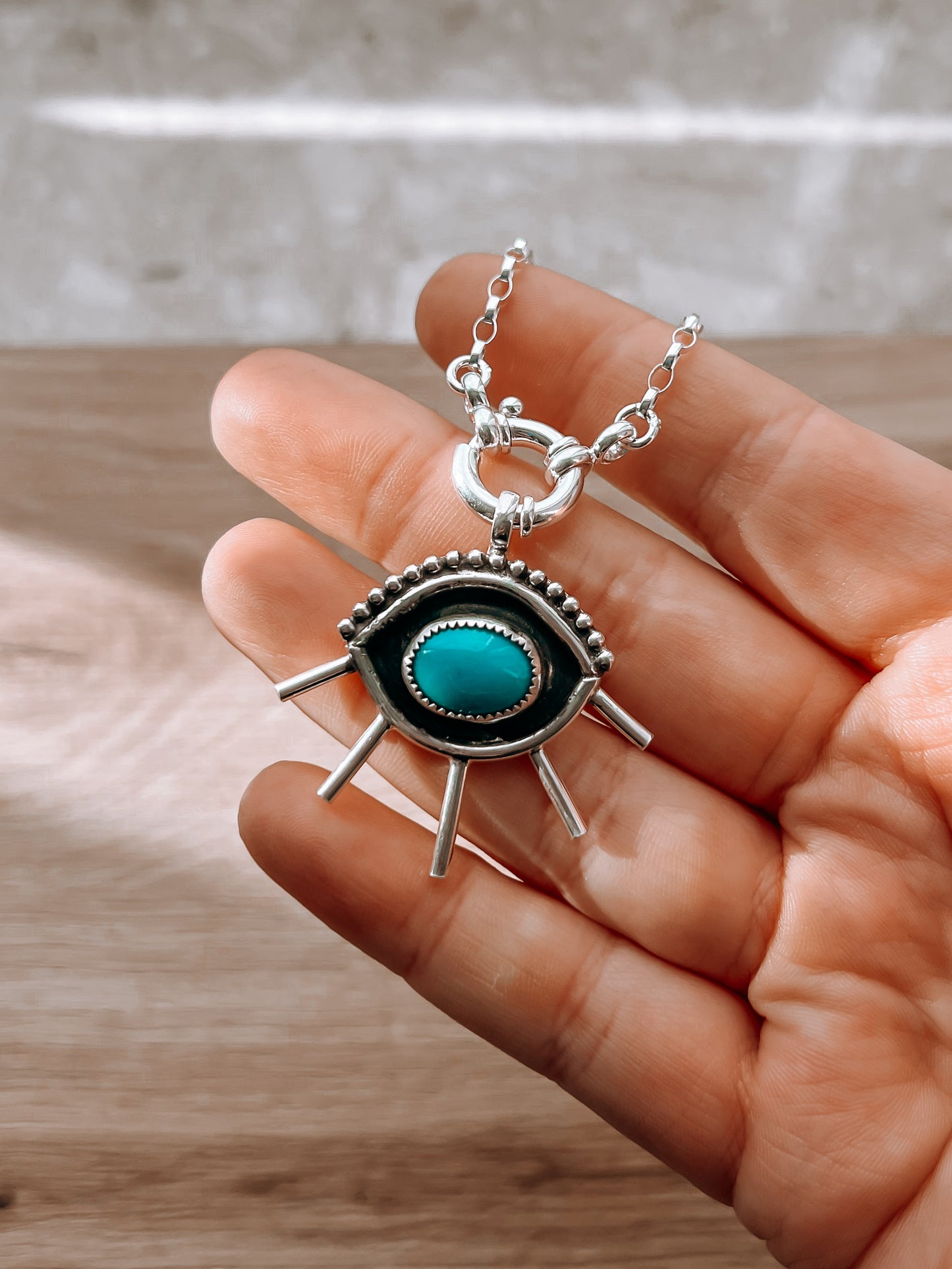 Turquoise Argus Necklace