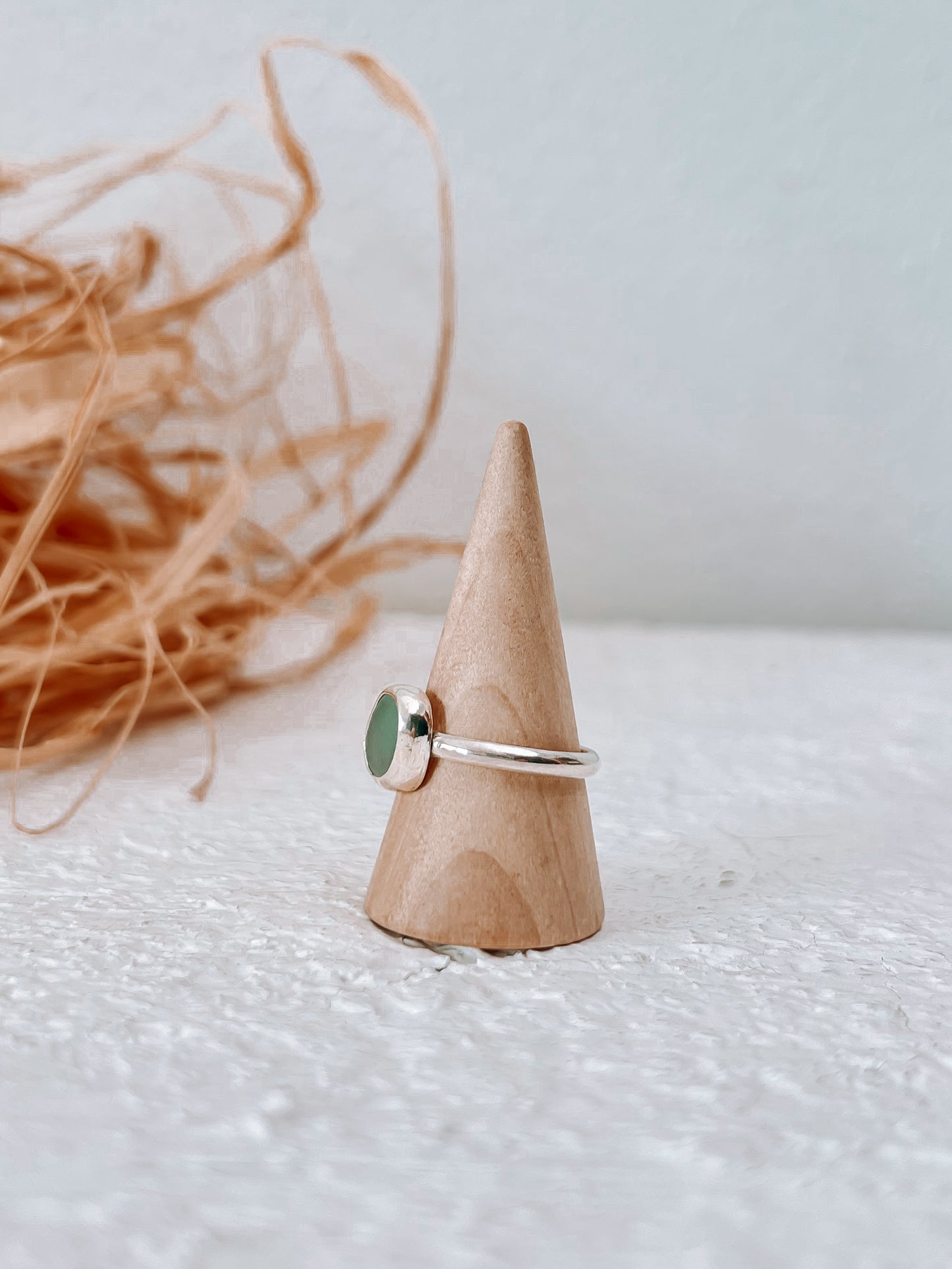 Sea Glass Ring (7.5)